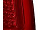 LED Bar Tail Lights; Chrome Housing; Red Clear Lens (16-23 Tacoma)