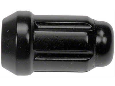 Black 6-Spline Drive Wheel Lug Nuts; M12x1.50; Set of 4 (03-24 4Runner)