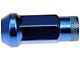 Blue Open End Knurled Wheel Lug Nuts; M12x1.50; Set of 20 (03-24 4Runner)