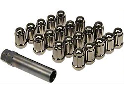 Gunmetal 6-Spline Drive Wheel Lug Nuts; M12x1.50; Set of 20 (05-22 Tacoma)