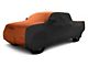 Coverking Satin Stretch Indoor Car Cover; Black/Inferno Orange (16-23 Tacoma Access Cab w/o Factory Roof Rack)