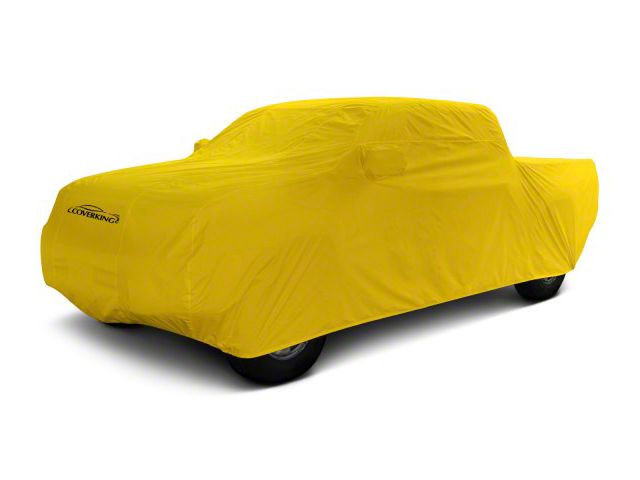 Coverking Stormproof Car Cover; Yellow (16-23 Tacoma Access Cab w/o Factory Roof Rack)