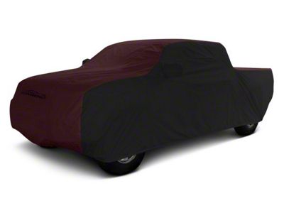 Coverking Stormproof Car Cover; Black/Wine (05-15 Tacoma Access Cab)