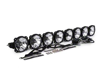 KC HiLiTES 50-Inch Gravity Pro6 LED Light Bar with Overhead Roof Mounting Brackets (05-23 Tacoma)
