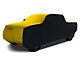 Coverking Satin Stretch Indoor Car Cover; Black/Velocity Yellow (16-23 Tacoma Double Cab)