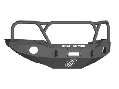 Road Armor Stealth Winch Front Bumper with Lonestar Guard; Satin Black (05-11 Tacoma)