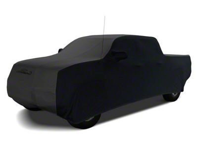 Coverking Satin Stretch Indoor Car Cover; Black/Dark Gray (05-15 Tacoma Regular Cab)