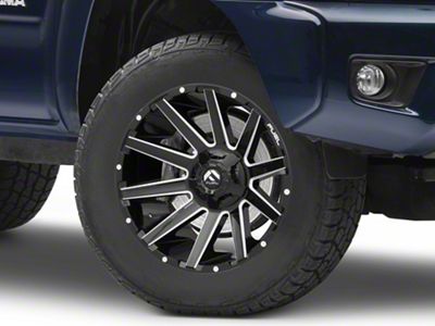 Fuel Wheels Contra Gloss Black Milled 6-Lug Wheel; 18x9; -12mm Offset (05-15 Tacoma)