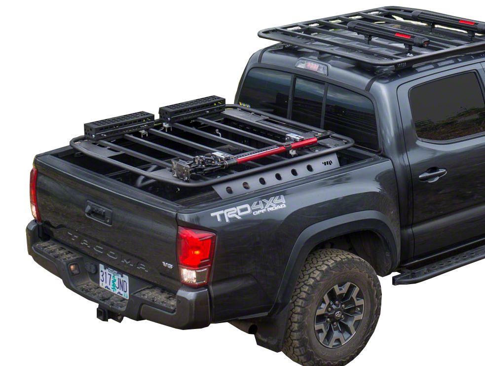 Hooke Road Tacoma Overland Bed Rack W/Tonneau Cover Adapters(6 Brackets ...