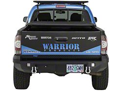 Rear Bumper with D-Ring Mounts; Black (05-15 Tacoma)