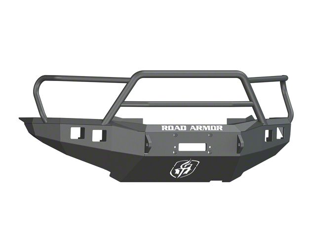 Road Armor Stealth Winch Front Bumper with Lonestar Guard; Satin Black (12-15 Tacoma)