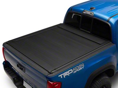 Pace Edwards UltraGroove Metal Retractable Bed Cover; Matte Black (16-23 Tacoma)