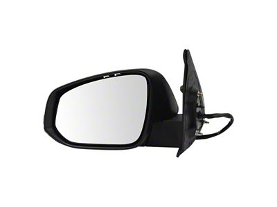 Powered Heated Mirror with Blind Spot Detection and Turn Signal; Paint to Match Black; Driver Side (16-19 Tacoma)