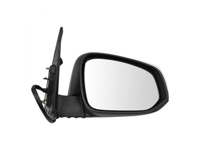 Powered Heated Mirror with Blind Spot Detection and Turn Signal; Chrome; Passenger Side (16-19 Tacoma)