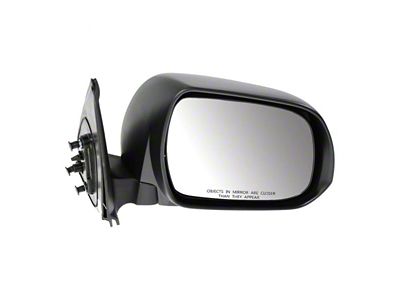 Manual Mirror; Textured Black; Passenger Side (12-15 Tacoma)