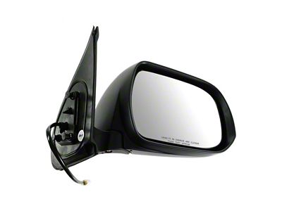 Powered Mirror; Textured Black; Passenger Side (12-15 Tacoma)