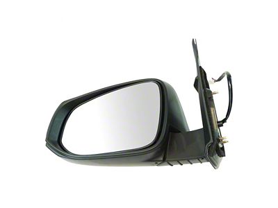 Powered Heated Mirror; Textured Black; Driver Side (16-19 Tacoma)