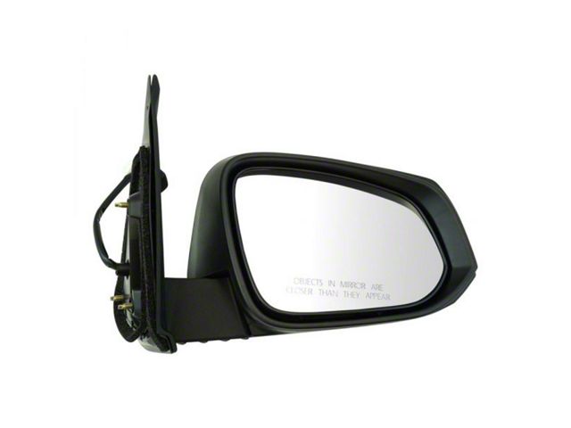 Powered Heated Mirror; Paint to Match Black; Passenger Side (16-19 Tacoma)