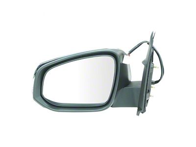 Powered Heated Mirror with Turn Signal; Chrome; Driver Side (16-19 Tacoma)