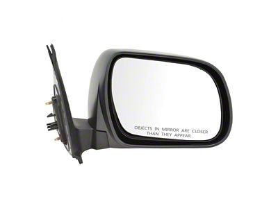 Manual Mirror; Paint to Match Black; Passenger Side (05-11 Tacoma)