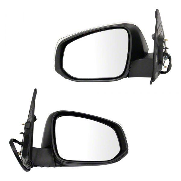 Powered Heated Mirrors with Blind Spot Detection and Turn Signal