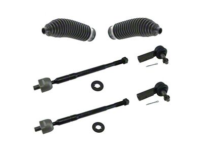 Front Inner and Outer Tie Rods with Rack and Pinion Bellows (05-15 2WD Tacoma)