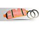 EBC Brakes Orangestuff Extra Duty Carbon Granular Brake Pads; Front Pair (05-15 5-Lug Tacoma)