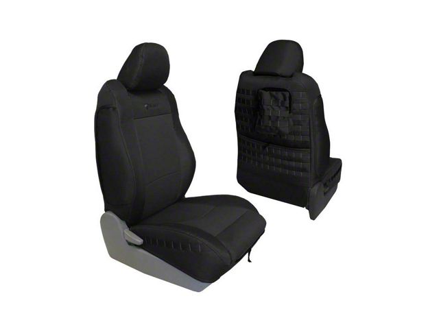 Bartact Tactical Series Front Seat Covers; Black (09-15 Tacoma TRD Pro)