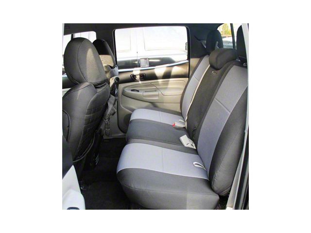 Bartact Tactical Series Rear Seat Cover; Black/Graphite (07-12 Tacoma Double Cab)