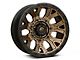 Fuel Wheels Traction Matte Bronze with Black Ring 6-Lug Wheel; 17x9; 1mm Offset (16-23 Tacoma)
