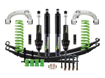 Ironman 4x4 3-Inch Foam Cell Pro Medium Load Suspension Lift Kit with Shocks; Stage 2 (05-23 Tacoma)