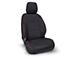 PRP Front Seat Covers; Black with Red Stitching (16-23 Tacoma w/o Electric Seat Adjusters)