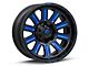 Fuel Wheels Hardline Gloss Black with Blue Tinted Clear 6-Lug Wheel; 20x9; 20mm Offset (05-15 Tacoma)