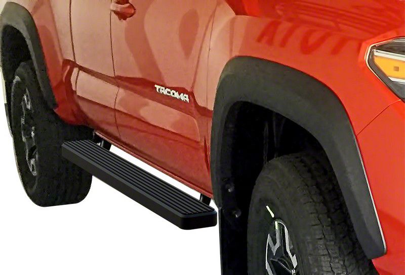 4Inch iStep Running Boards; Black (0523 Access Cab