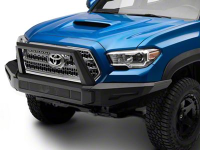 Barricade Extreme HD Modular Front Bumper with Over Rider Hoop and Skid Plate (16-23 Tacoma)