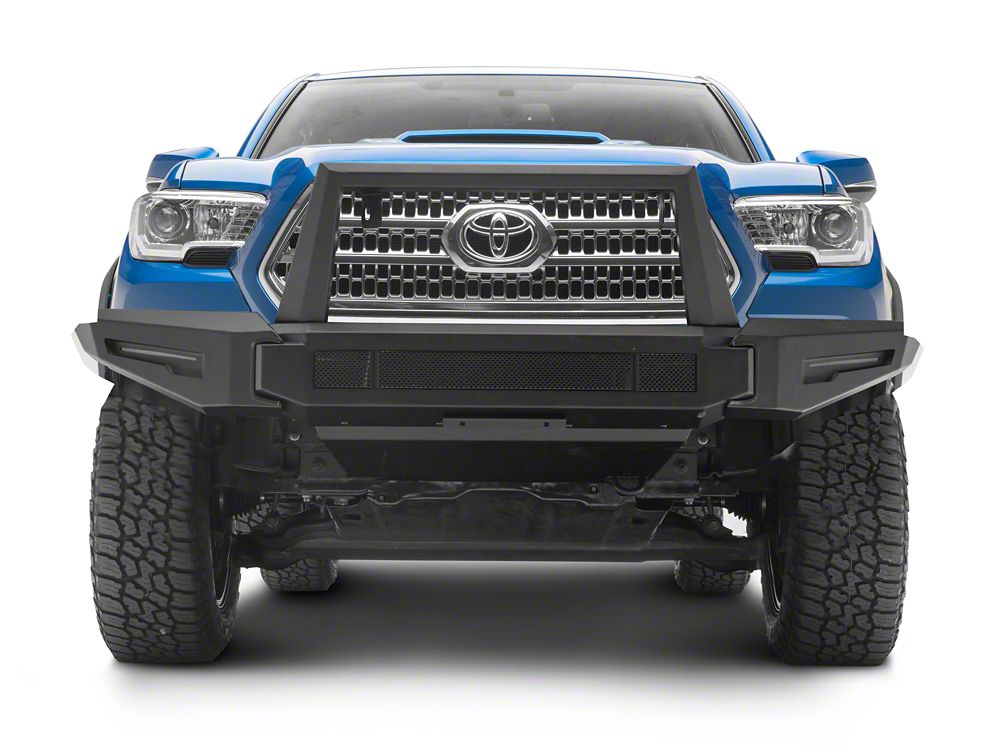 Barricade Tacoma HD Stubby Front Bumper With 20-Inch Double