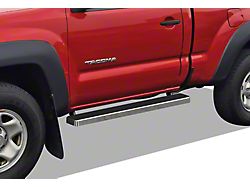 5-Inch iStep Running Boards; Hairline Silver (05-14 Tacoma Regular Cab)