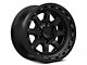 KMC Chase Satin Black with Gloss Black Lip 6-Lug Wheel; 20x9; 18mm Offset (16-23 Tacoma)