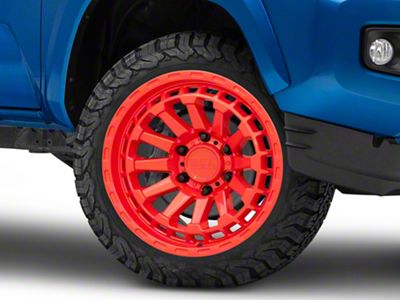 Black Rhino Raid Gloss Red 6-Lug Wheel; 20x9.5; -18mm Offset (16-23 Tacoma)