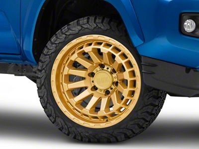 Black Rhino Raid Gold 6-Lug Wheel; 20x9.5; -18mm Offset (16-23 Tacoma)