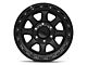 KMC Chase Satin Black with Gloss Black Lip 6-Lug Wheel; 17x9; 0mm Offset (05-15 Tacoma)