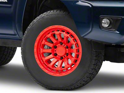Black Rhino Raid Gloss Red 6-Lug Wheel; 17x8.5; 0mm Offset (05-15 Tacoma)