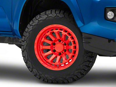 Black Rhino Raid Gloss Red 6-Lug Wheel; 17x8.5; -18mm Offset (16-23 Tacoma)