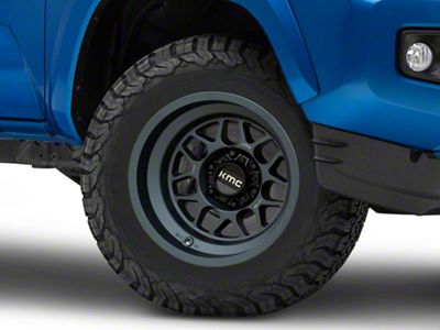 KMC Terra Metallic Blue 6-Lug Wheel; 17x9; -38mm Offset (16-23 Tacoma)