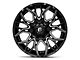Fuel Wheels Twitch Glossy Black Milled 5-Lug Wheel; 20x10; -18mm Offset (05-15 Tacoma)