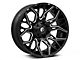 Fuel Wheels Twitch Glossy Black Milled 5-Lug Wheel; 20x9; 1mm Offset (05-15 Tacoma)