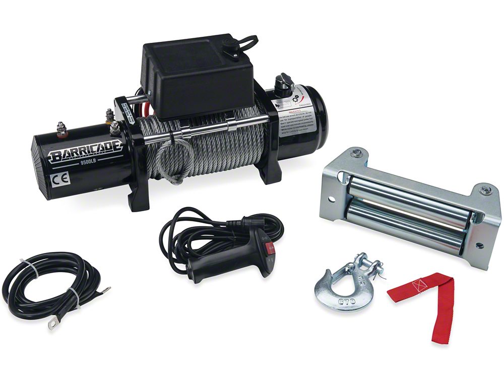 Barricade 9,500 lb. Winch (Universal; Some Adaptation May Be Required