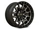 KMC Summit Satin Black with Gray Tint 6-Lug Wheel; 17x8.5; 0mm Offset (16-23 Tacoma)