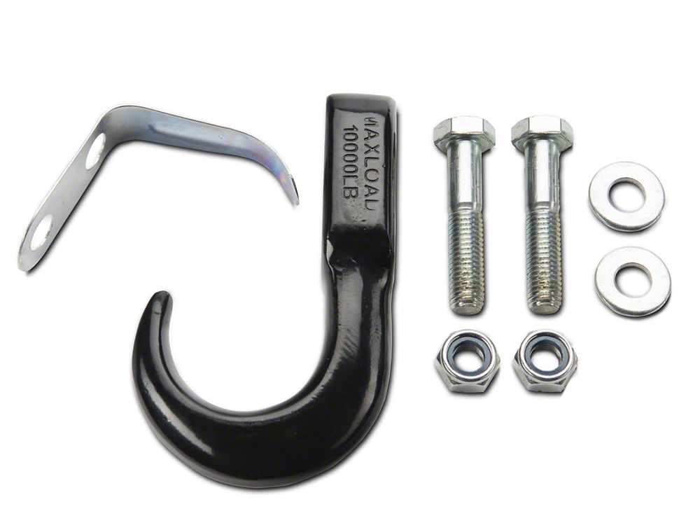 RedRock Tow Hook Kit; Black RedRock