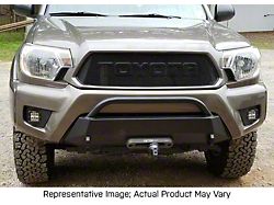 Southern Style Offroad Slimline Hybrid Front Bumper with Bull Bar, Winch Access Holes and 20-Inch Heise Cutout; Matte Black (12-15 Tacoma)